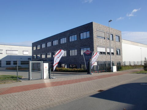 Main entrance company premises